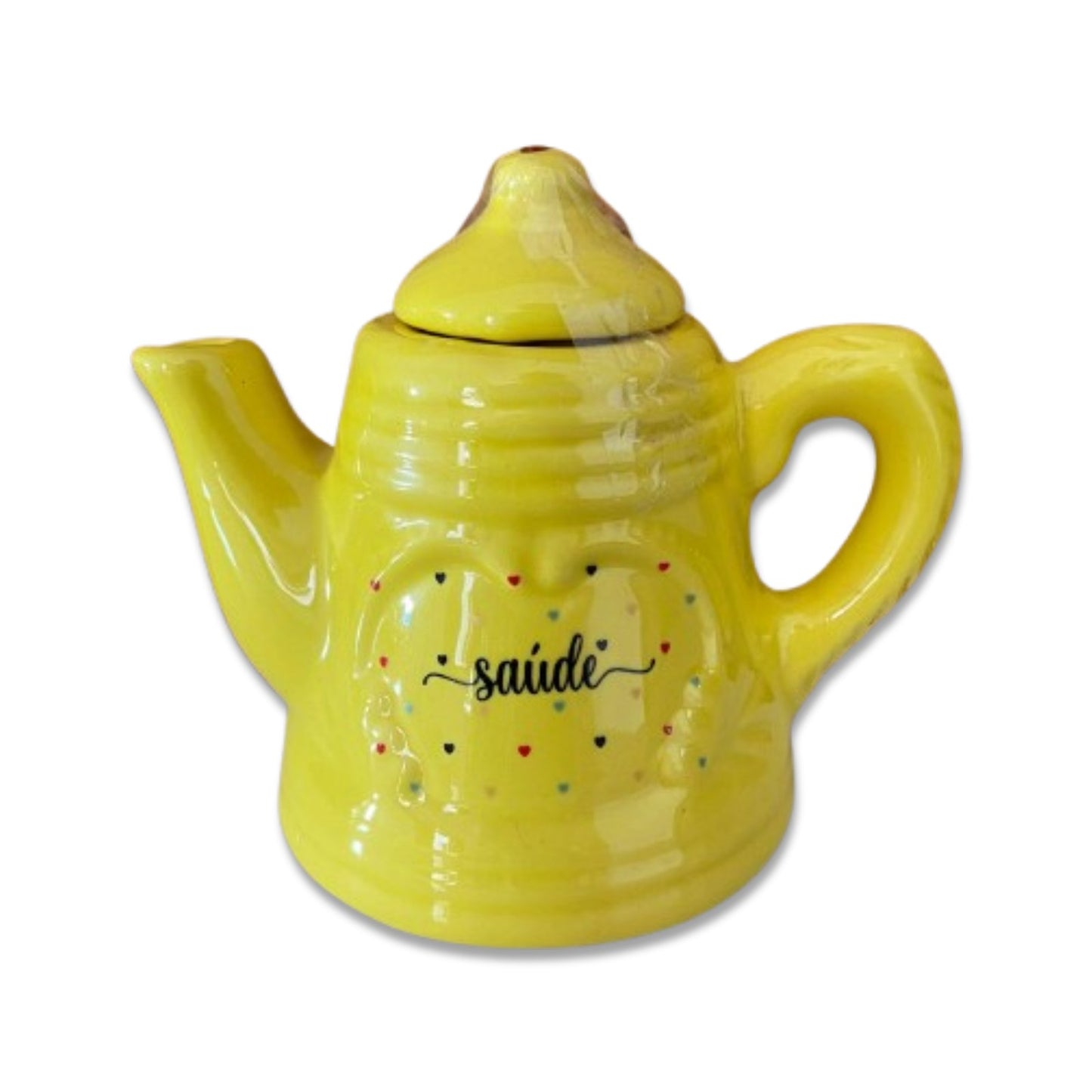 BULE DE PORCELANA AMARELO SAÚDE 600ML (1 UNIDADE)