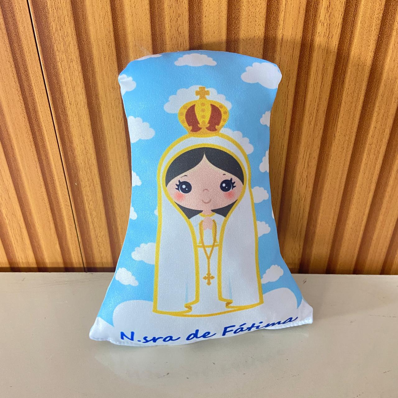 ALMOFADA PEQUENA NOSSA SENHORA DE FÁTIMA (1 UNIDADE)