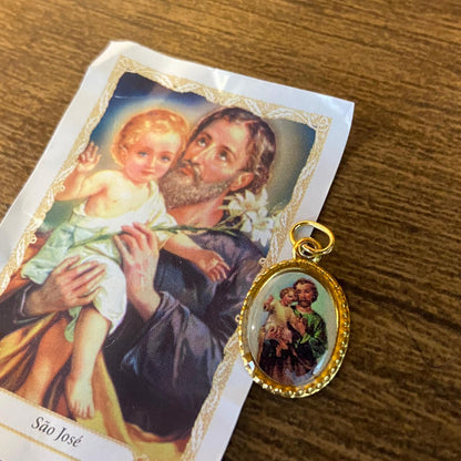 MEDALHA ALUMINIO SÃO JOSÉ (36 UNIDADES)