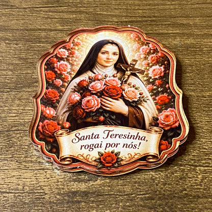 IMÃ DE ACRÍLICO SANTA TERESINHA (1 UNIDADE)