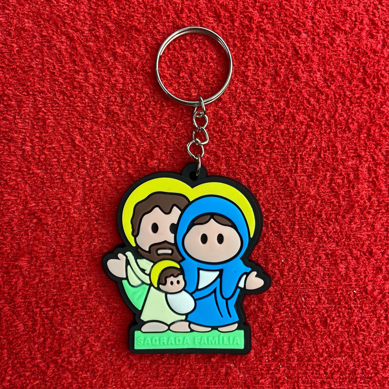 CHAVEIRO EMBORRACHADO SAGRADA FAMÍLIA (12 UNIDADES)