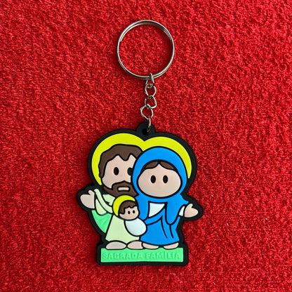 CHAVEIRO EMBORRACHADO SAGRADA FAMÍLIA (12 UNIDADES)