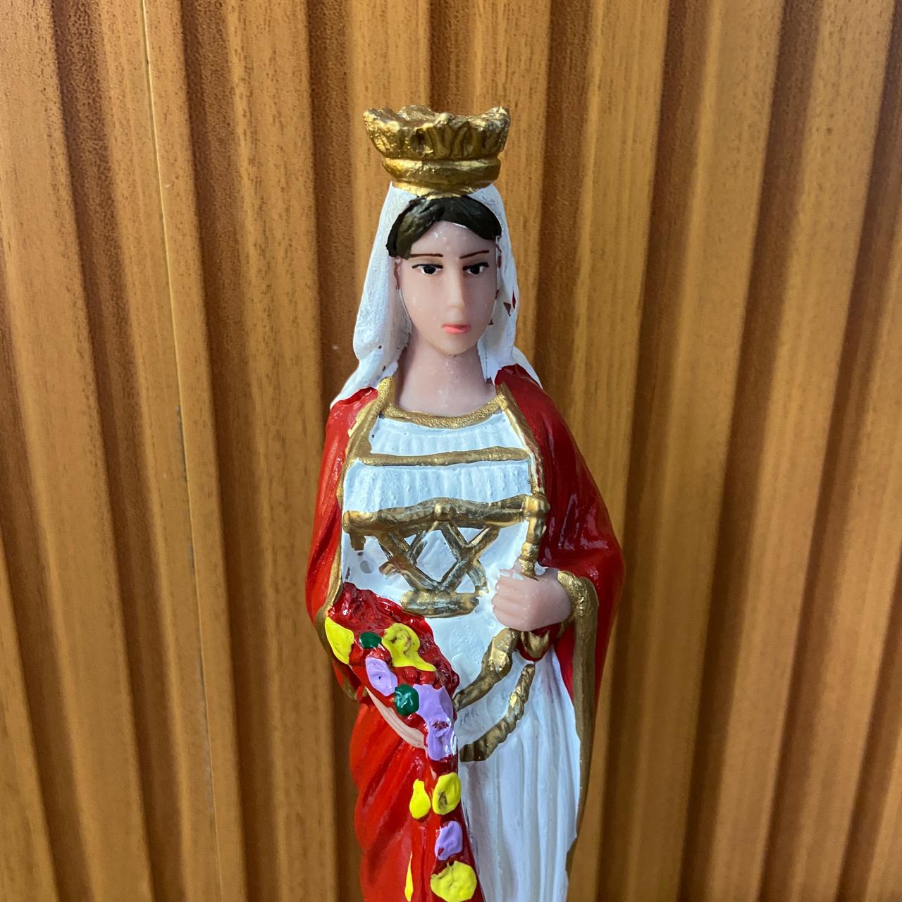 IMAGEM DE RESINA NACIONAL SANTA ISABEL 20CM (1 UNIDADE)