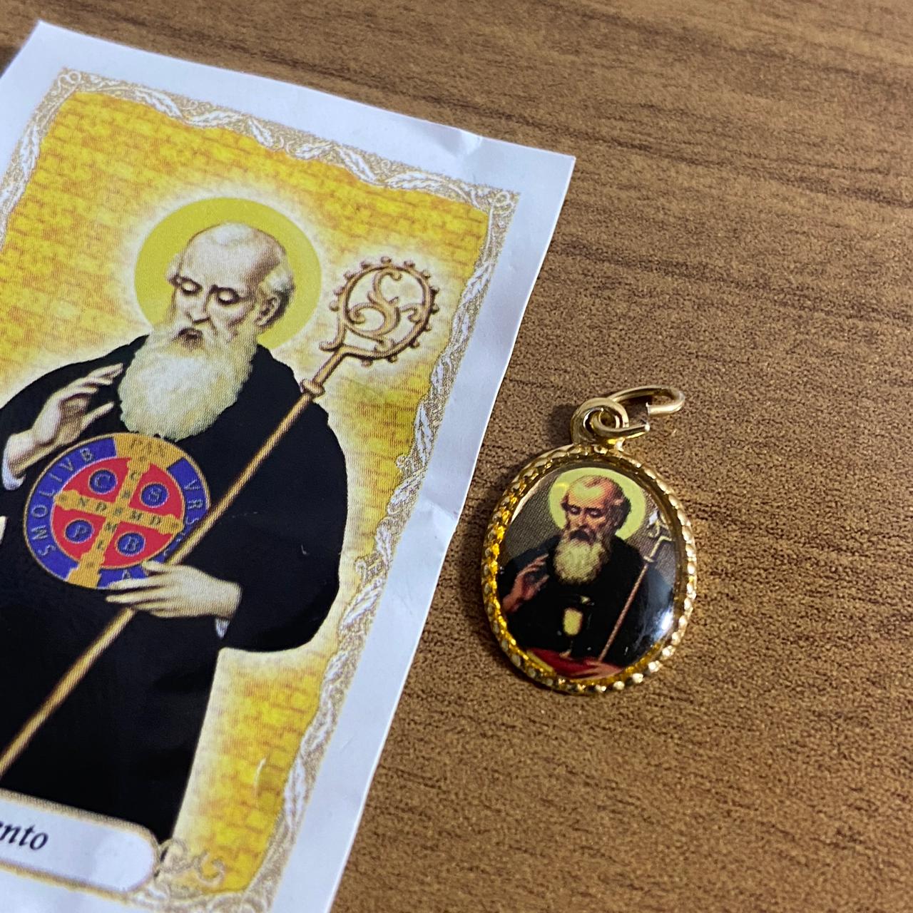 MEDALHA ALUMINIO SÃO BENTO (36 UNIDADES)