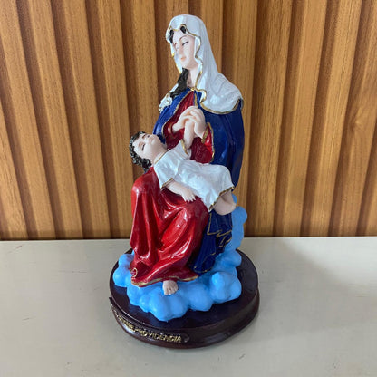 IMAGEM DE RESINA NACIONAL NOSSA SENHORA DA DIVINA PROVIDÊNCIA 19CM (1 UNIDADE)