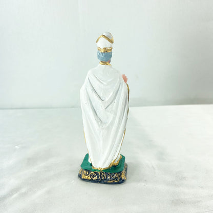 IMAGEM DE RESINA NACIONAL SANTO AGOSTINHO 13CM MOD2 (1 UNIDADE)