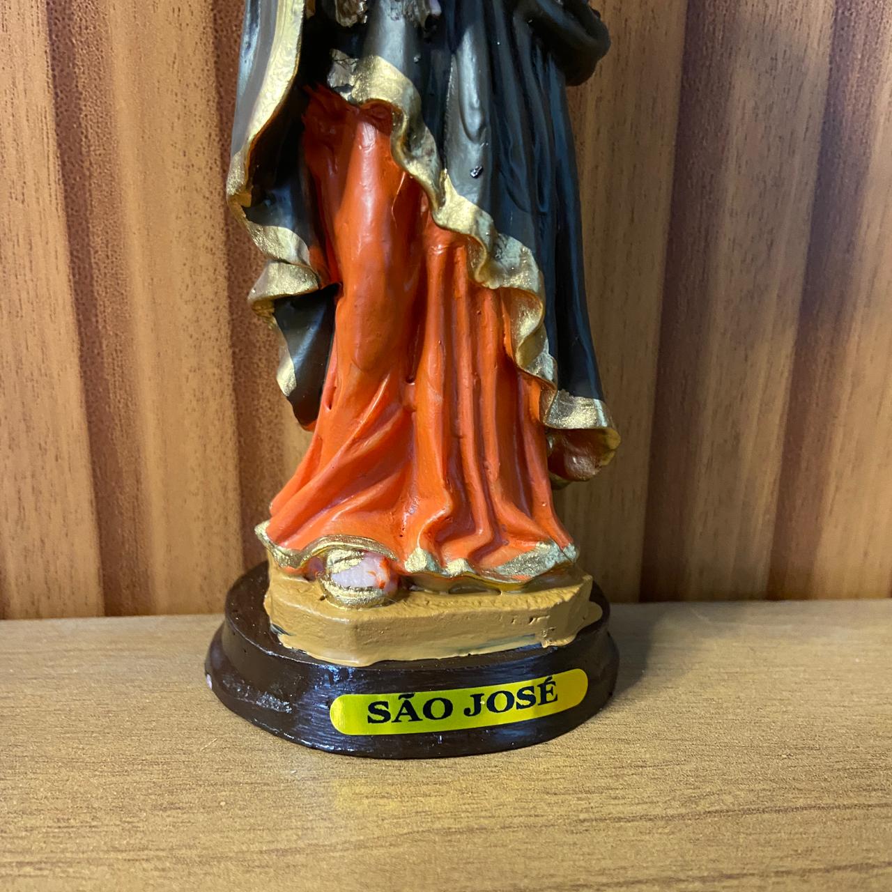 IMAGEM DE RESINA NACIONAL SÃO JOSÉ 15CM (1 UNIDADE)