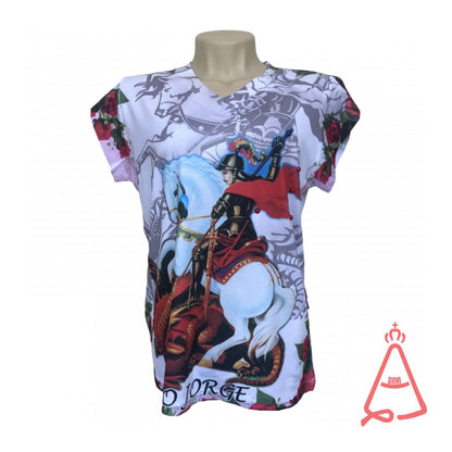 CAMISETA RELIGIOSA SÃO JORGE TAMANHO:GG (1 UNIDADE)