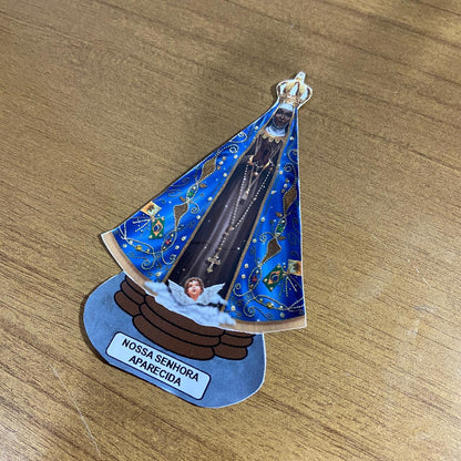 ADESIVO NOSSA SENHORA APARECIDA 11X07CM (3 UNIDADES)