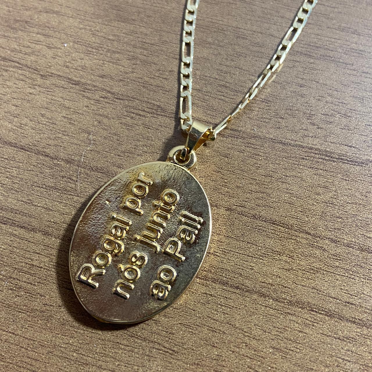 CORRENTE DOURADA SANTO ANTÔNIO MOD1 ( 1 UNIDADES)