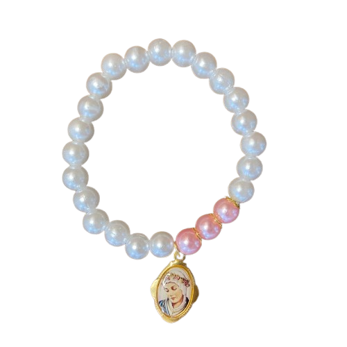 PULSEIRA PÉROLA NOSSA SENHORA DE SALETTE  (01 UNIDADE)