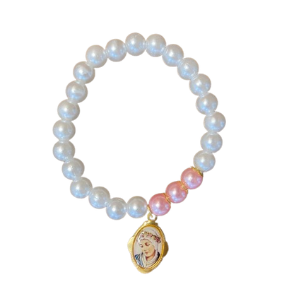 PULSEIRA PÉROLA NOSSA SENHORA DE SALETTE  (01 UNIDADE)