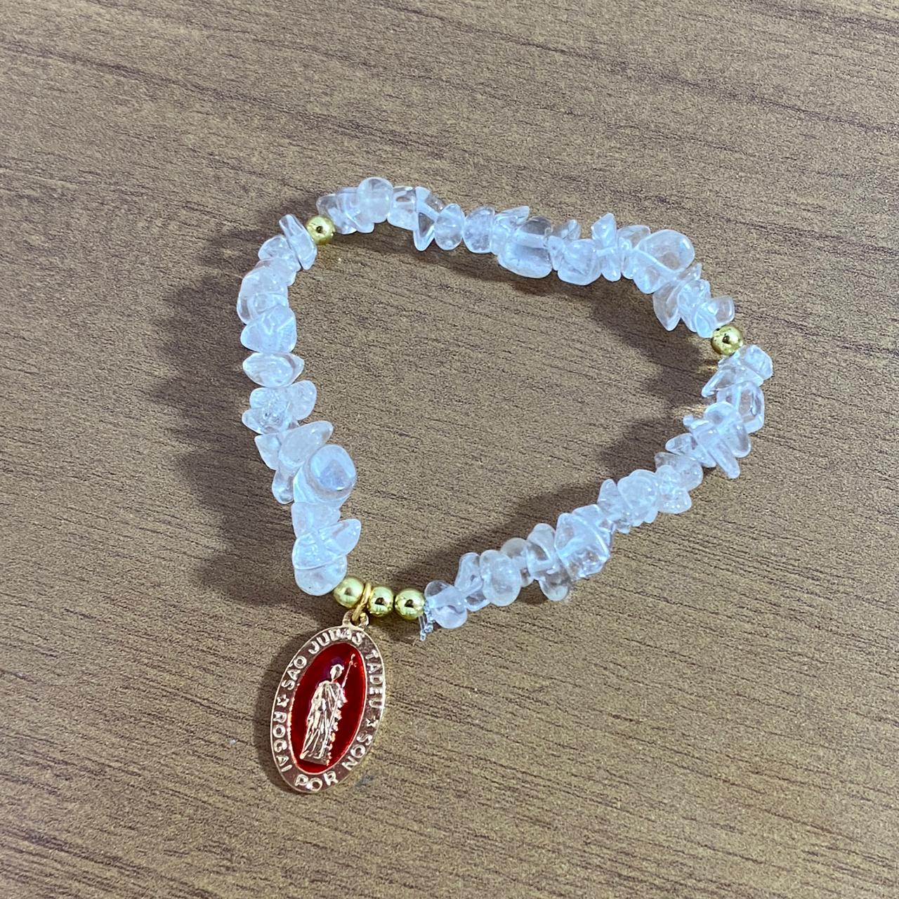 PULSEIRA CRISTAL SÃO JUDAS TADEU MOD1  ( 1 UNIDADE)