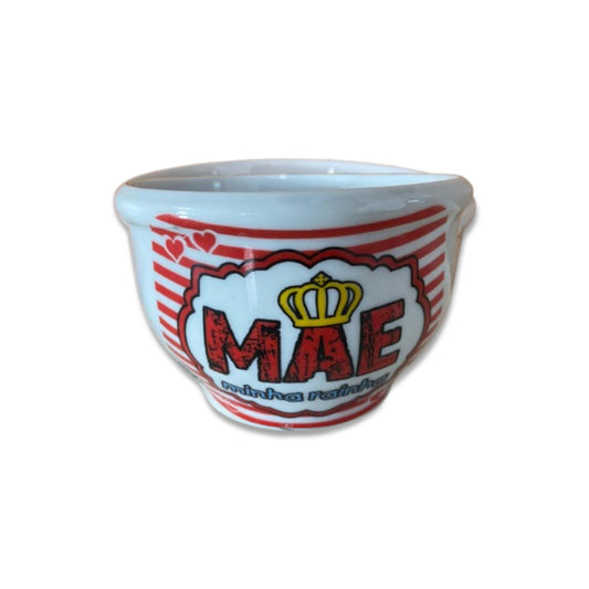 CUMBUCA DE PORCELANA MÃE MINHA RAINHA 180ML (1 UNIDADE)