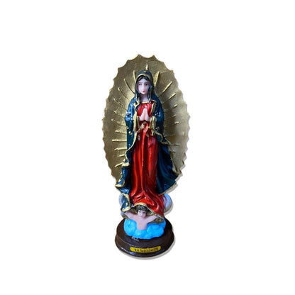 IMAGEM DE RESINA NACIONAL NOSSA SENHORA DE GUADALUPE 21CM (1 UNIDADE)