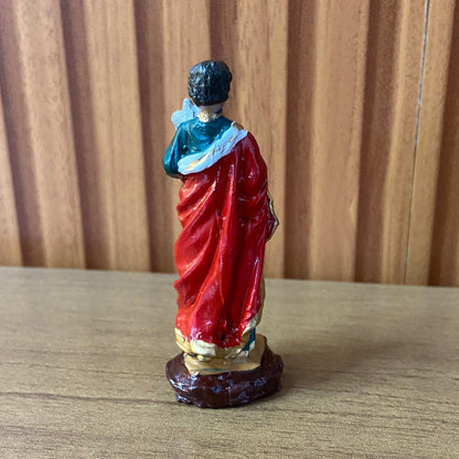IMAGEM DE RESINA NACIONAL SÃO JUDAS TADEU 07CM (6 UNIDADES)