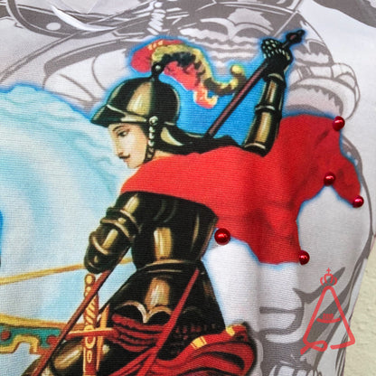 CAMISETA RELIGIOSA SÃO JORGE TAMANHO:GG (1 UNIDADE)