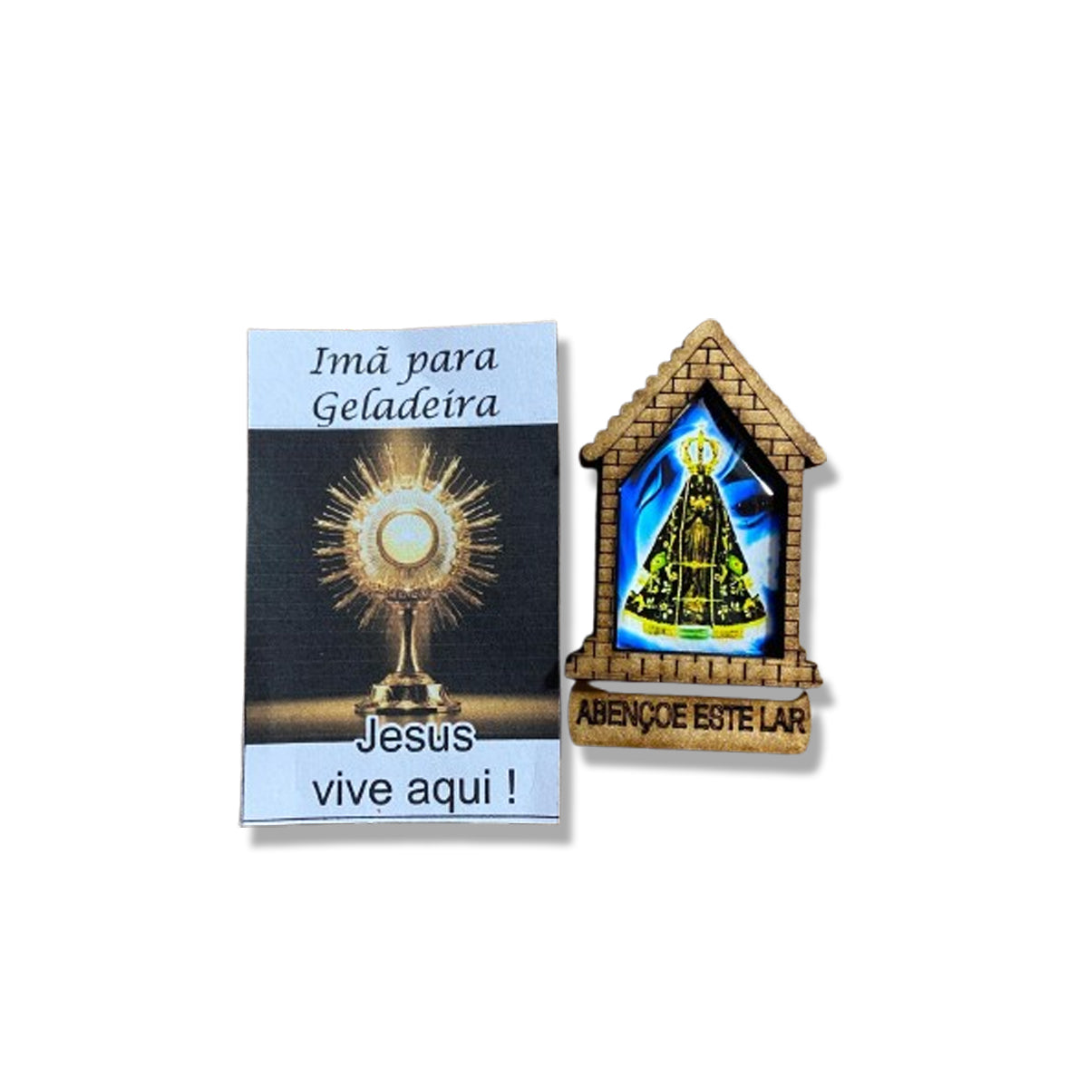 IMÃ MDF CASA NOSSA SENHORA APARECIDA (3 UNIDADES)