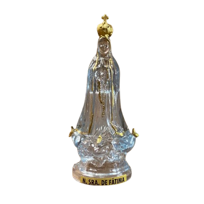 IMAGEM DE ACRÍLICO NOSSA SENHORA DE FÁTIMA 11CM (1 UNIDADE)