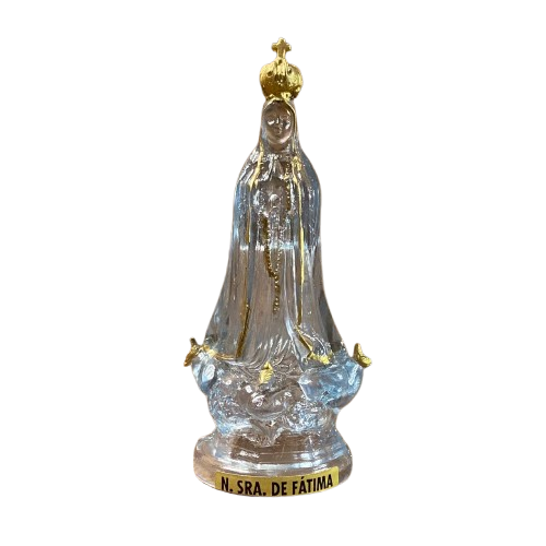 IMAGEM DE ACRÍLICO NOSSA SENHORA DE FÁTIMA 11CM (1 UNIDADE)
