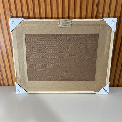 QUADRO COM MOLDURA RESINADO SANTAS CHAGAS DE JESUS 35CMX44CM (1 UNIDADE)