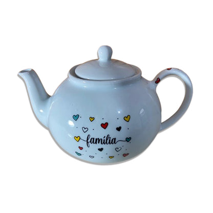 BULE DE PORCELANA BRANCO FAMÍLIA 1,600ML (1 UNIDADE)
