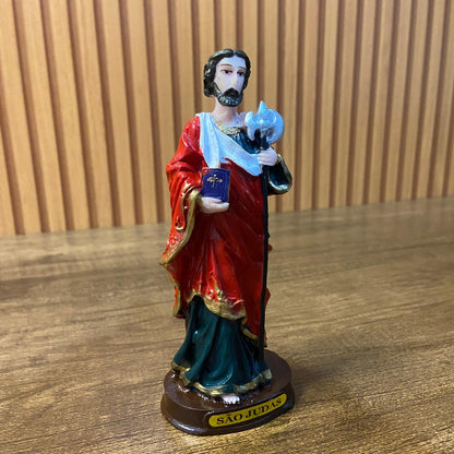 IMAGEM DE RESINA NACIONAL SÃO JUDAS 14CM (1 UNIDADE)