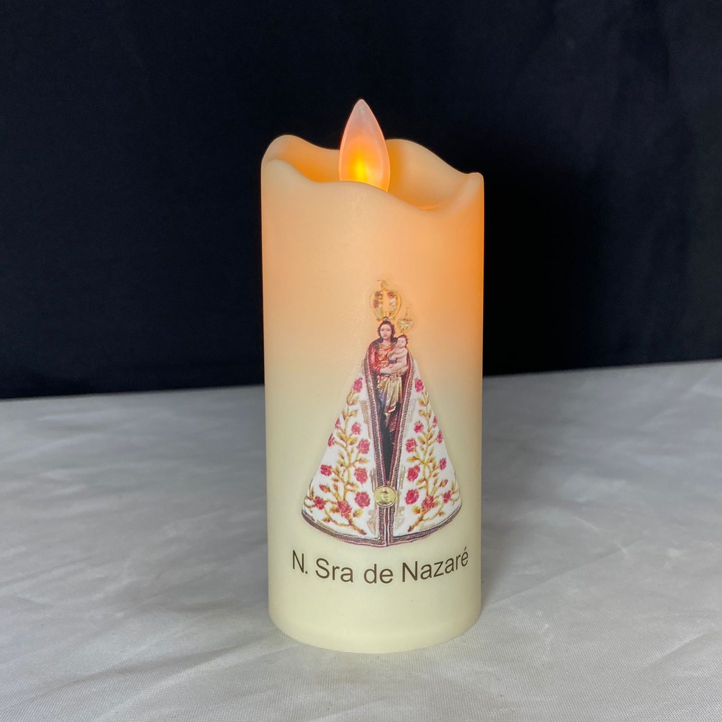 VELA ELETRÔNICA NOSSA SENHORA DE NAZARÉ 11CM (1 UNIDADE)