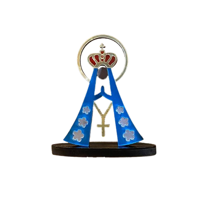 IMAGEM DE MESA MDF COM ACRÍLICO NOSSA SENHORA APARECIDA 10CM  (1 UNIDADE)