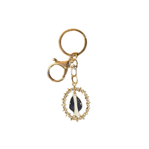 CHAVEIRO LUXO NOSSA SENHORA DAS GRAÇAS COM MOSQUETE MOD4 (6 UNIDADES)