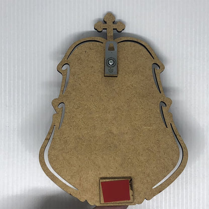 PORTA AGUA BENTA MDF NOSSA SENHORA DAS GRAÇAS 16CM (1 UNIDADE)