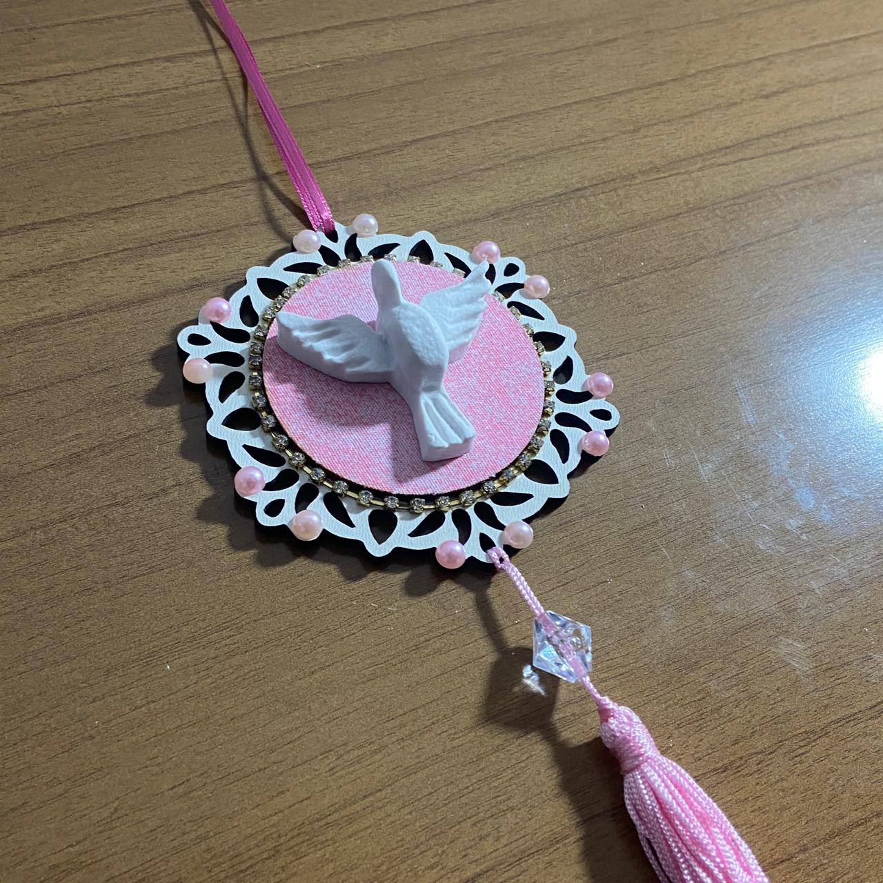 MANDALA DE BERÇO DIVINO ESPIRITO SANTO P ROSA (1 UNIDADE)