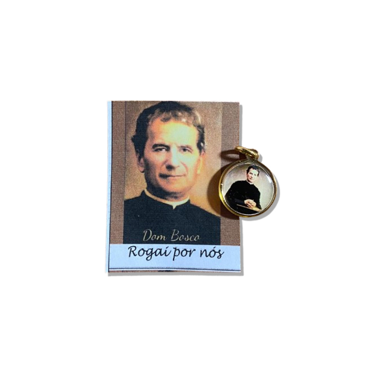 MEDALHA DUPLA FACE DOM BOSCO (12 UNIDADES)