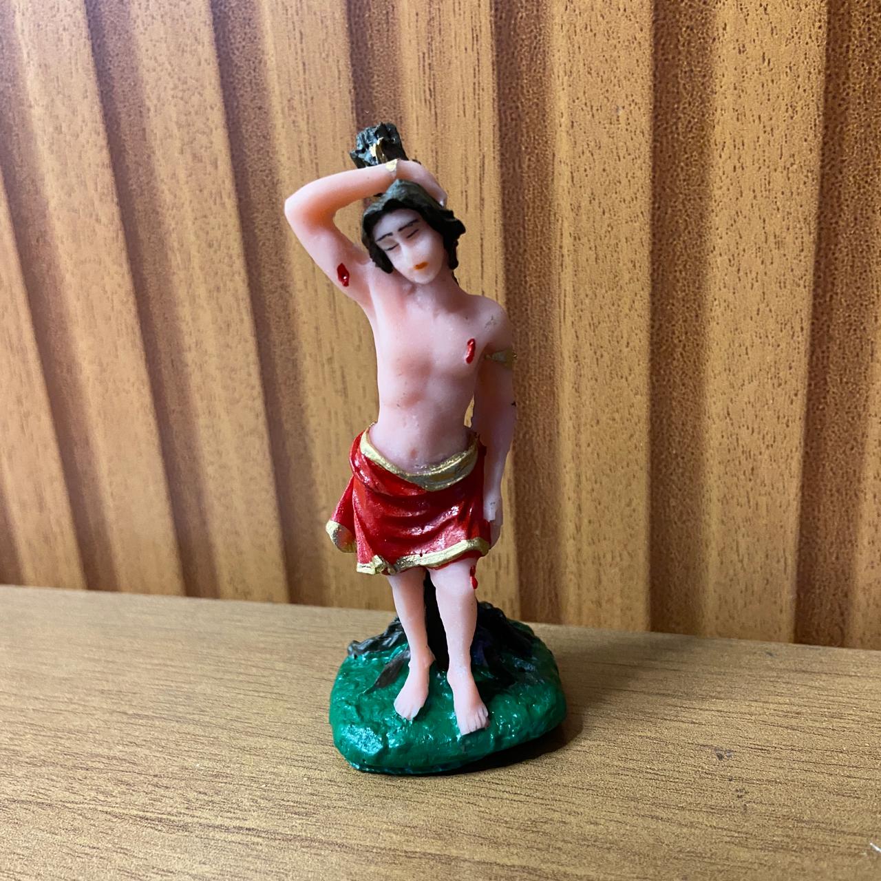 IMAGEM DE RESINA NACIONAL SÃO SEBASTIÃO 07CM (6 UNIDADES)