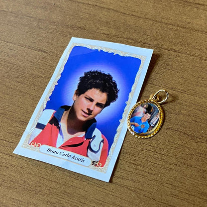 MEDALHA ALUMINIO CARLO ACUTIS (36 UNIDADES)