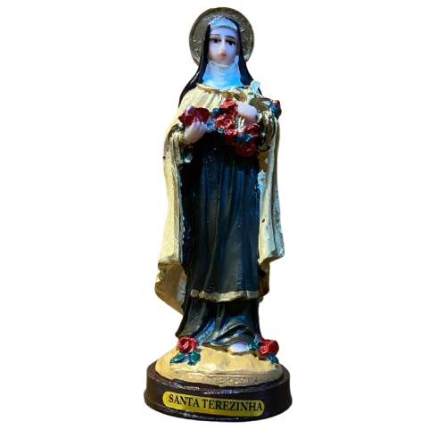 IMAGEM DE RESINA NACIONAL SANTA TERESINHA 14,5CM (1 UNIDADE)