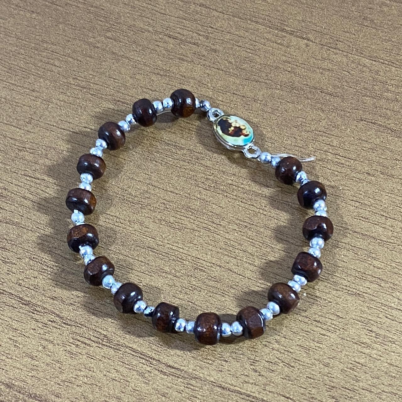 PULSEIRA DE MADEIRA SANTO ANTÔNIO  (01 UNIDADE)