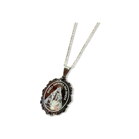 CORRENTE DOURADA NOSSA SENHORA DAS GRAÇAS  (6 UNIDADES)