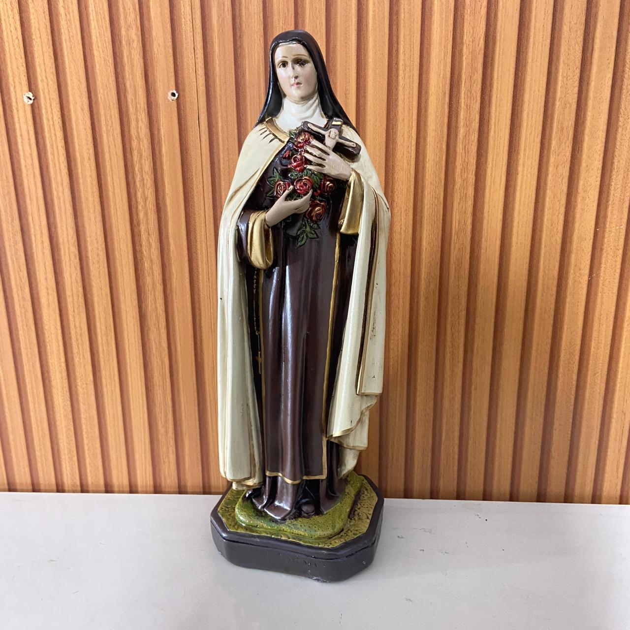 IMAGEM DE GESSO SANTA TERESINHA 40CM (1 UNIDADE)