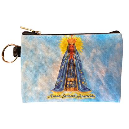 BOLSA PORTA MOEDAS NOSSA SENHORA APARECIDA MOD1 (1 UNIDADE)