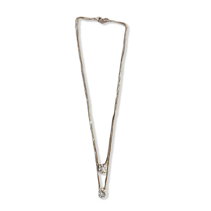 CONJUNTO COLARES DOURADOS NOSSA SENHORA APARECIDA E CRUZ COM STRASS   (1 UNIDADE)