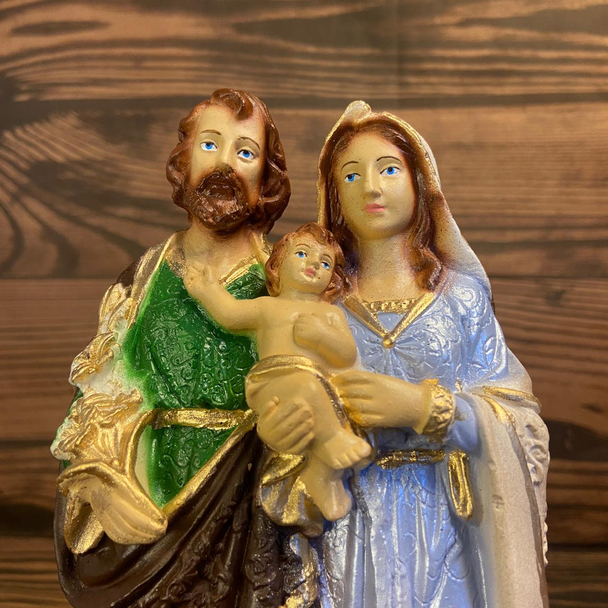IMAGEM DE GESSO SAGRADA FAMÍLIA 21CM (1 UNIDADE)
