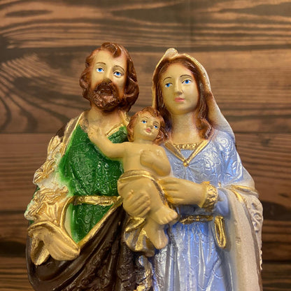IMAGEM DE GESSO SAGRADA FAMÍLIA 21CM (1 UNIDADE)