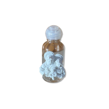 PORTA AGUA BENTA DE VIDRO SAGRADA FAMÍLIA 50ML (1 UNIDADE)