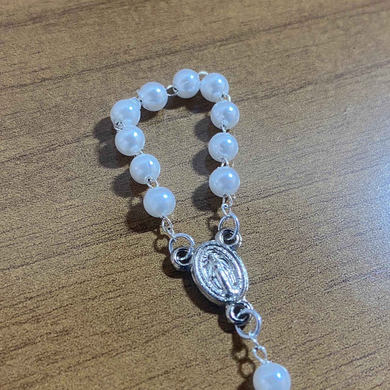 DEZENA DE DEDO PEROLA BRANCA 6MM (12 UNIDADES)