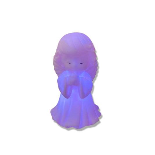 LUMINÁRIA LED ANJINHO ROSA 14,6CM (1 UNIDADE)