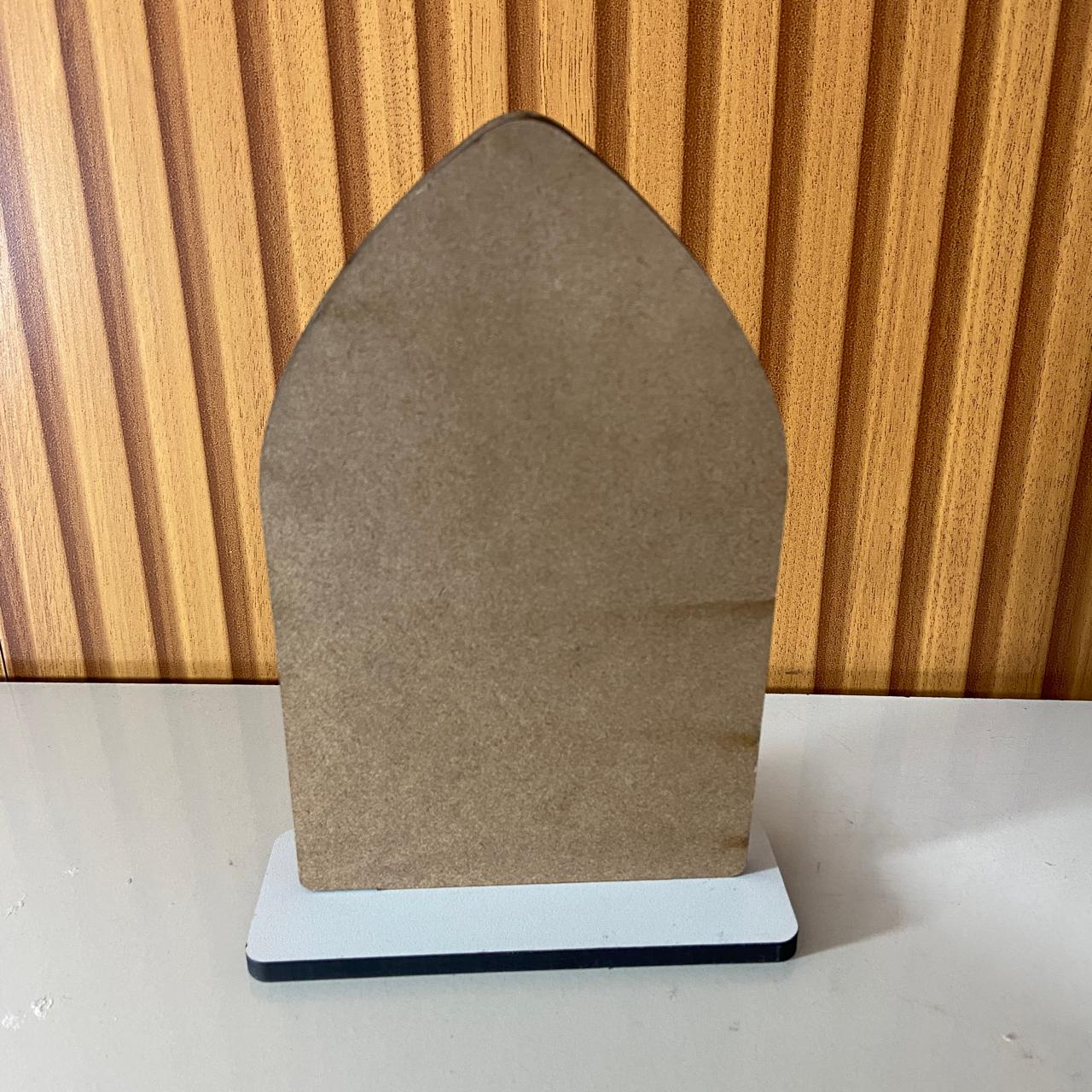 CAPELA MDF VITRAL PAPA LEÃO XIV 18CM (1 UNIDADE)