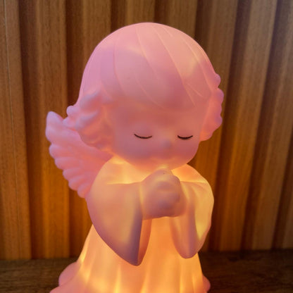 LUMINÁRIA LED ANJINHO ROSA 14CM (1 UNIDADE)