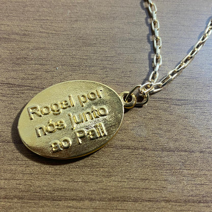 CORRENTE DOURADA SAGRADO CORAÇÃO DE JESUS ( 1 UNIDADES)