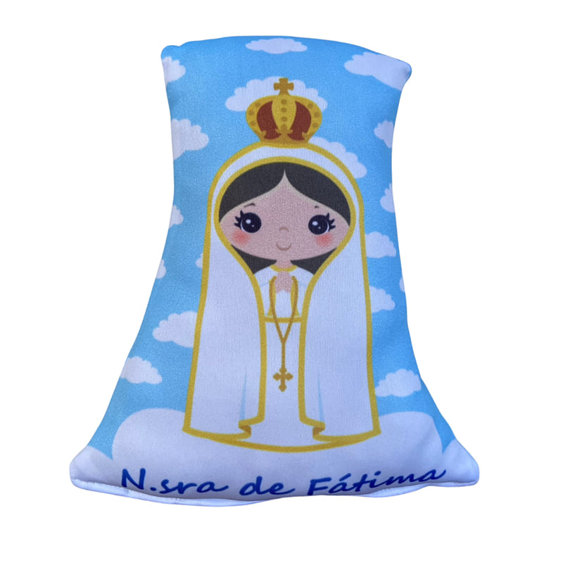 ALMOFADA PEQUENA NOSSA SENHORA DE FÁTIMA (1 UNIDADE)